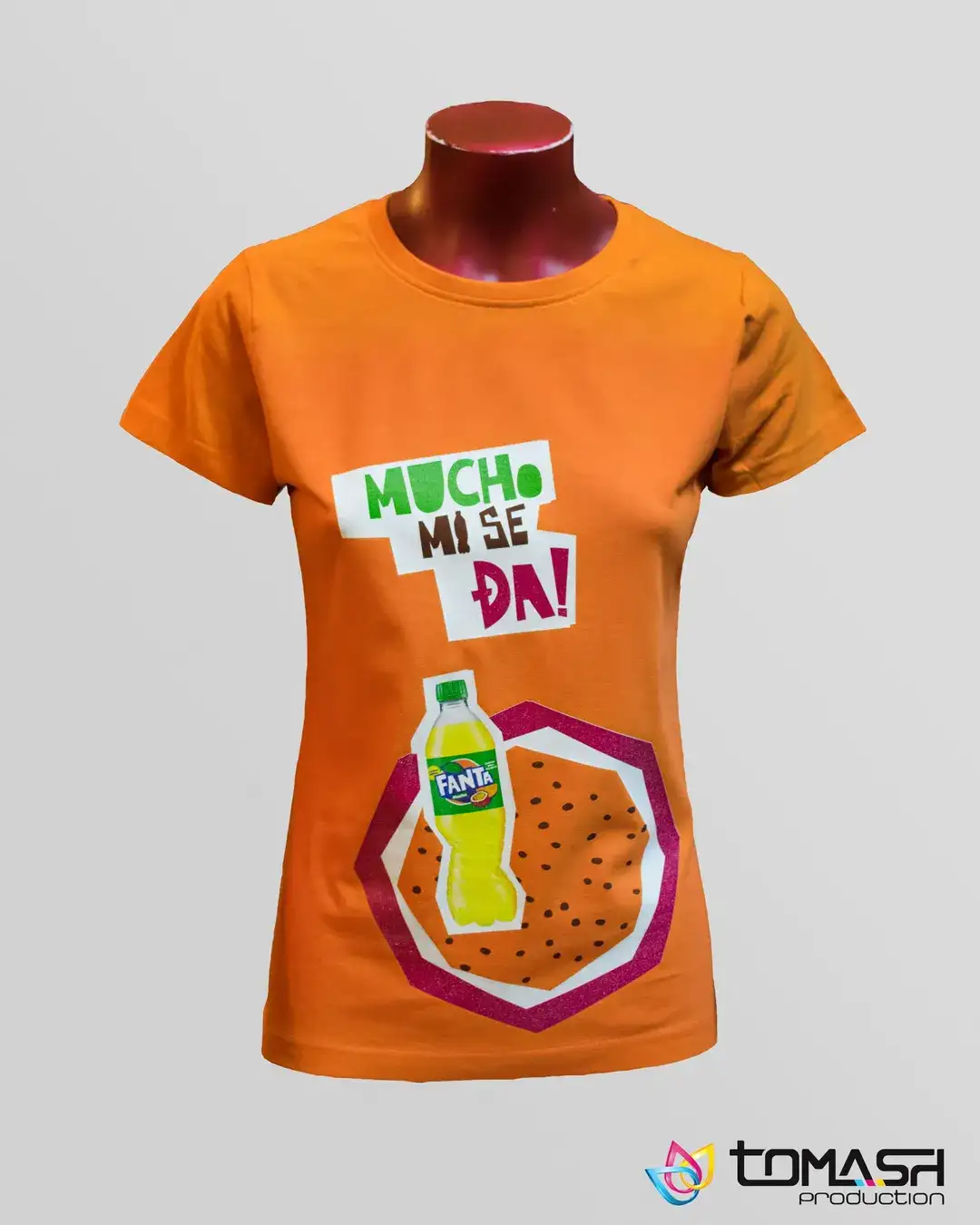 DTF štampa logotipa firme na majici